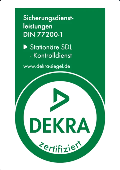 DEKRA Siegel Sicherungsdienstleistungen DIN 77200-1