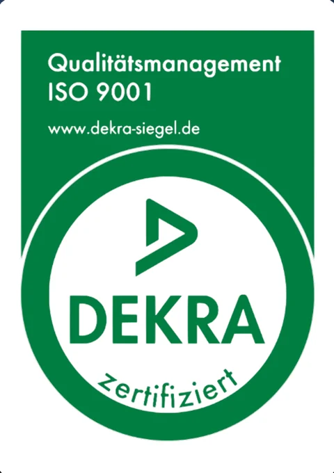 DEKRA Siegel Qualitätsmanagement ISO 9001